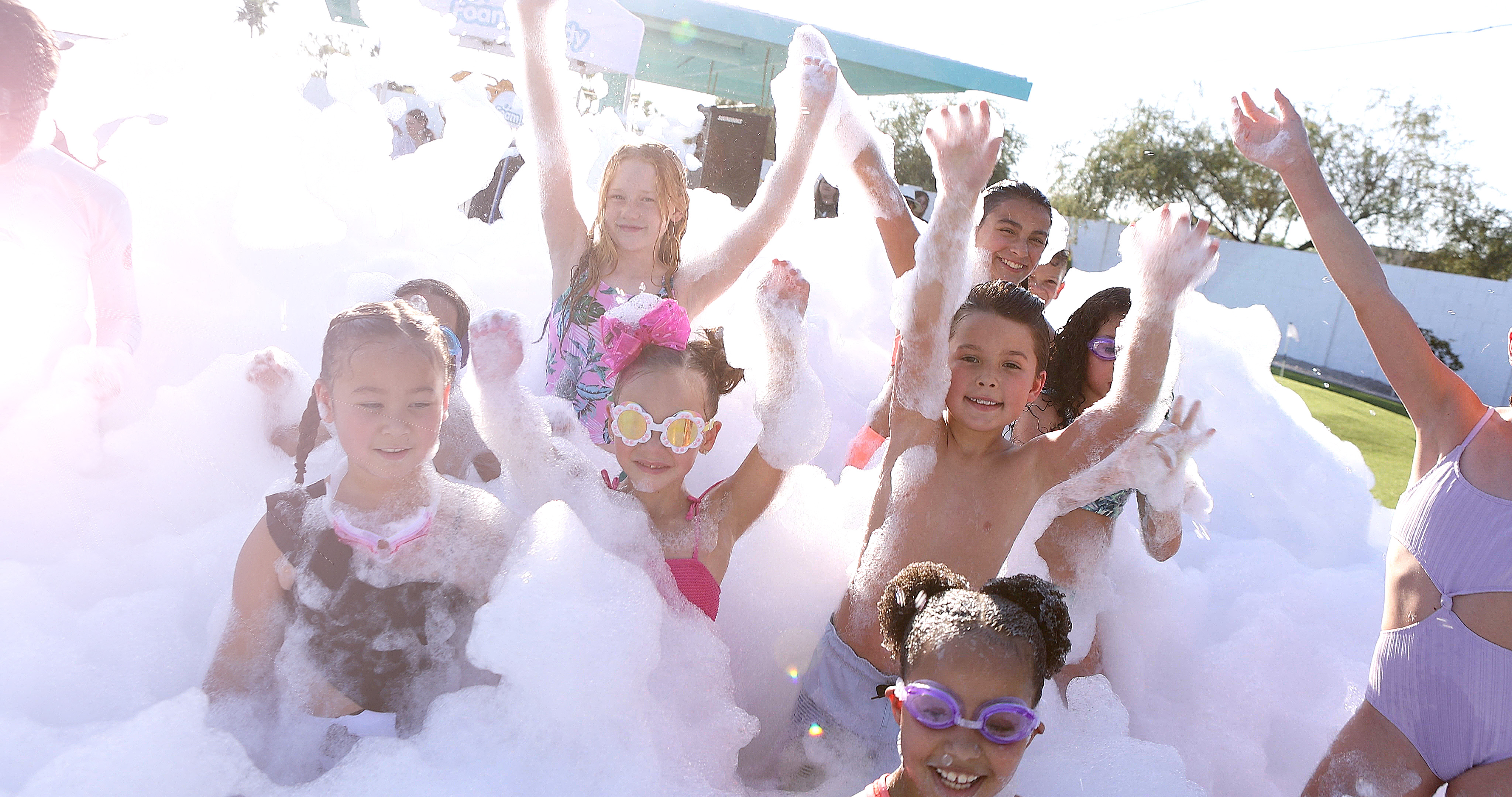 1 Hour Drop and Go Foam Party - foam party package